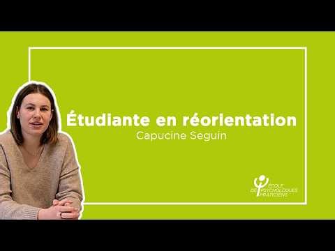 ITW - Capucine Seguin - Étudiante en reconversion