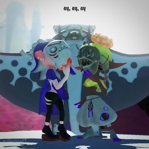 Splatoon Inkling Art Creation While Waiting for Class