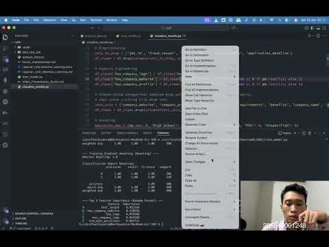 Deteksi Lowongan Pekerjaan Palsu Menggunakan Algoritma Random Forest & Gradient Boost - UAS MCHNLRG
