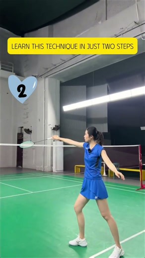 Learn this technique in just two steps - Badminton tutorial #badminton #badmintontraining