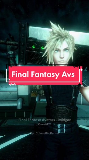 Final Fantasy Avatars for VRChat! High-Quality Avatars for Multiple Games
