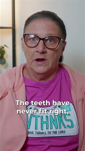 She thought dentures would solve her problems… but instead, they only made life harder #shorts