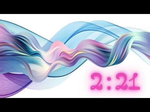 3 Minute Classroom Timer - Abstract Digital Art