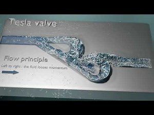 TESLA VALVE (FLUID SIMULATION) #Shorts