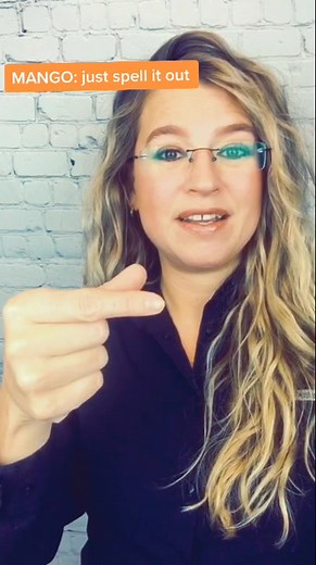 Learn ASL with MANGO: just spell it out
