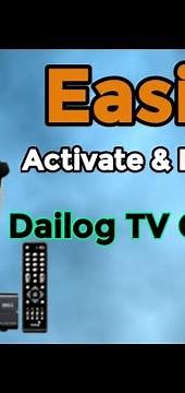 How to Activate & Deactivate Dailog Tv Channels Easily | Testing 123