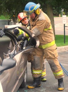 Potential Recruits Get Hands-On Firefighting Experience