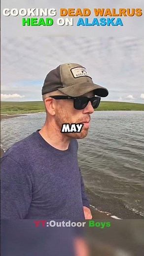 Cooking a Walrus Head in the Wilds of Alaska 🥶🔥