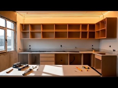 Damaged Kitchen to Luxury Modular KitchenReal Renovation Process | Fast & Clean Makeover ✨#viral