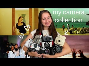 my camera collection! (film cameras, digi cams, and more!)