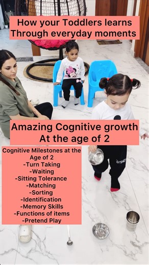 Maninder Kaur | 6 Cognitive milestones to do at home for age 2 to avoid delays in Understanding || Cognitive growth || learning through play || Toddler... | Instagram