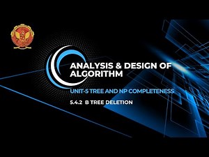 5.4.2 B Tree Deletion | CS402 |