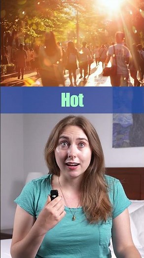 7 Ways to Describe the Temperature in English! #learnenglish #airlearn #shorts #english