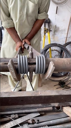 Double Spring Making from Single Wire | Amazing Spring Craftsmanship