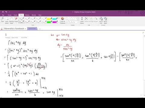 Midterm #1 - Integration of Trigonometric Function