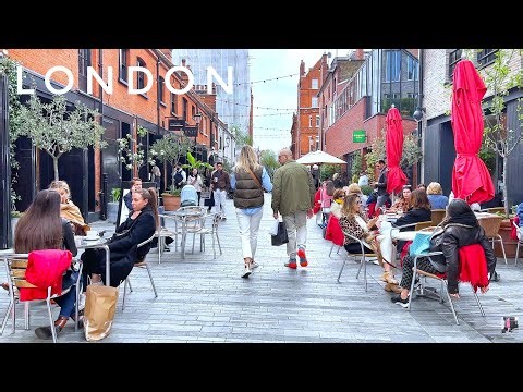 London City Walk - Chelsea London Walking Tour - Sloane Square & Belgravia - London View [4K HDR]