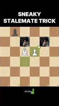 Sneaky stalemate trick #shorts #chess