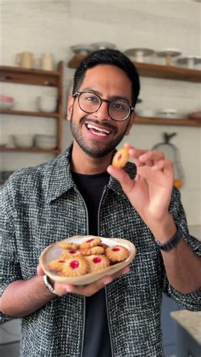EGGLESS ATTA JAM COOKIES IN A KADHAI 😍 | NO MAIDA, NO OVEN #shorts