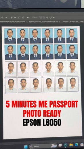 📸 BEST QUALITY PASSPORT PHOTO PRINTER | EPSON L8050 | Genuine Review #epson #shorts #viral