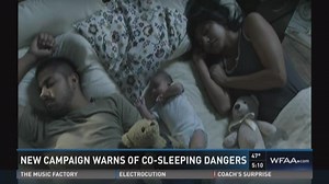 State unveils campaign to warn parents about risks of co-sleeping