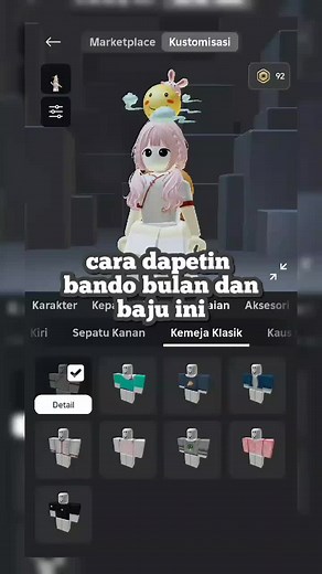 Tutorial Cara Dapatkan Bando Bulan dan Baju di Roblox