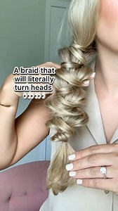 409K views · 4.1K reactions | This braid is actually very easy. It’s a regular 3 strand braid with an extra step! Give this hair hack a try and let me know what you think in the comments below! ⬇️ | Lainey Ostrom | Facebook