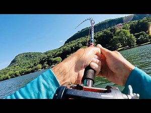 I Hooked Some SUMO Size Fish In This DEEP Hole!!!