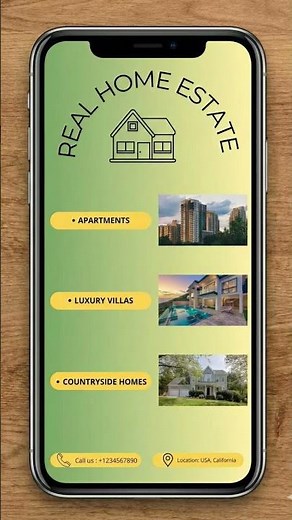 Modern Real Estate Flyer Template | Fully Editable in Canva