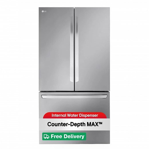 Reviews for LG 27 cu. ft. Smart Counter-Depth MAX French Door Refrigerator with Internal Water Dispenser in PrintProof Stainless Steel | Pg 1 - The Home Depot