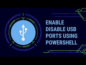 Enable Disable USB ports using PowerShell