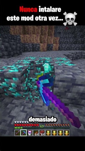 NUNCA INSTALARE ESTE MOD DE NUEVO... 💀 #minecraft #shorts #tiktok