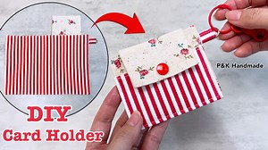How to Make Card Holder | Sewing Tutorial #diy #sewing #handmade #diyprojects #crafts | P&K Handmade