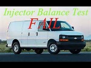 Chevy Express No Start Injector Balance Test