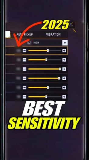 Day-33 (Best Sensitivity for Free Fire Headshot) 🔥
