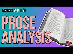 AP English Literature CRAM – Prose Analysis & Function