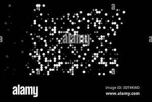 Falling Dots Animation of Polish Borders