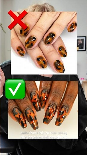 how to do PERFECT tortoiseshell nails every time