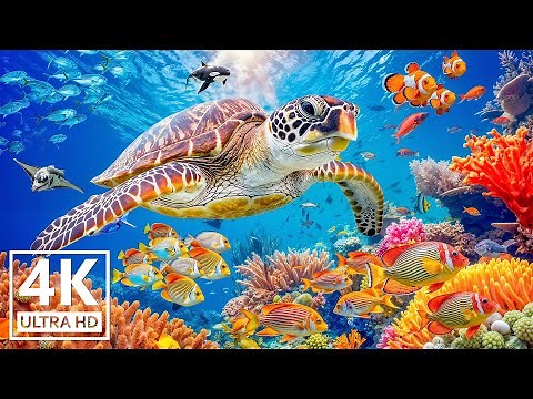 Ocean Magic In 4K VIDEO - Nature's Stunning Artwork, Breathtakingly Beautiful Fish Scene #4