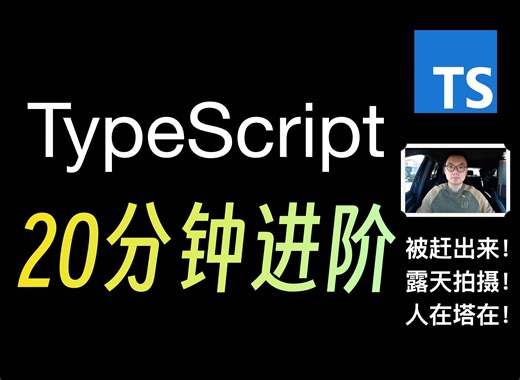 20分钟TypeScript进阶！无废话快速提升水平 前端速看