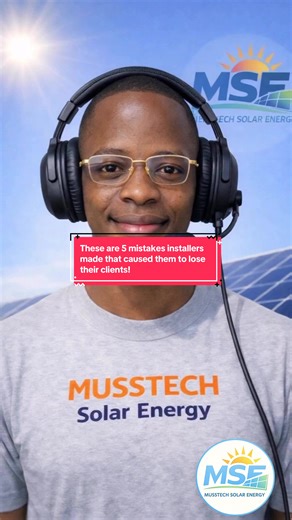 These are 5 mistakes installers made that caused them to lose their clients!#solar #solarinstallation #solartips #solarmistakes #solarsystem