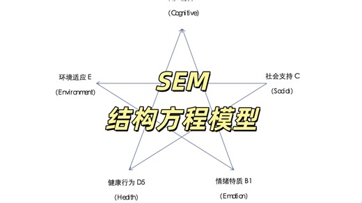 SEM结构方程模型/R 语言构建结构方程模型