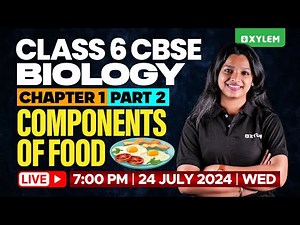 Class 6 CBSE Biology | Components Of Food -Part 2 | Xylem Class 6 CBSE
