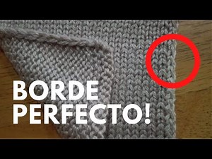 How to Knit a Perfect Edge. Ideal for Sewing.