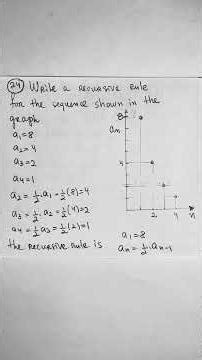 # algebra 2. # Using Recursive Rule with Sequences section 8.5