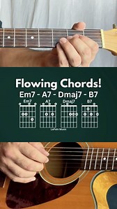 Jam along with this soothing sounding chord progression with a little bit of melody mixed in! #reels #guitar #chords #guitarchords #chordprogression | LaPain Music