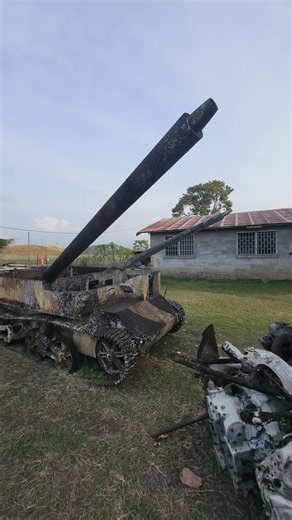 World War II relics from the Battle of Guadalcanal, displayed at Betikama War Museum. #travel