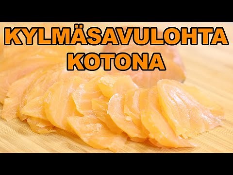 Kylmäsavustetun lohen valmistusta helposti kotona kylmäsavugeneraattorin avulla [24h savustus]