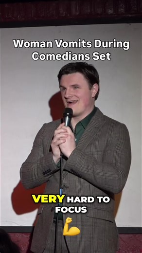 Woman Vomits During Comedians Set 🤯......#fruitypebbles #rfkjr #standupclips #comedy #vomit