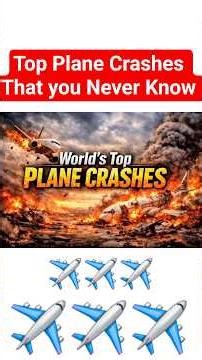 World's Top Plane Crashes | Real plane crash footage| #trending #ytshorts #viralshorts #facts #viral