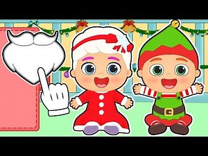 👶 BABY ALEX AND LILY 👶 Special Christmas Costumes of Mrs Claus and Elf | Cartoons for kids